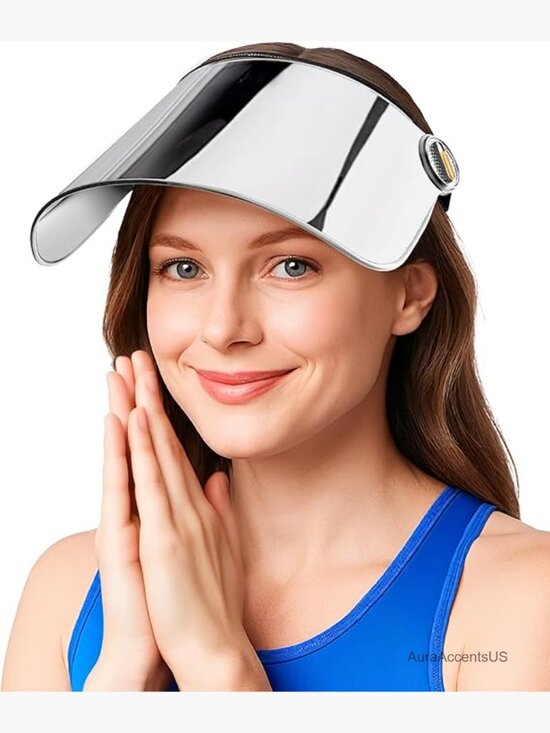 UPF 50+ Sun Visor Hat Adjustable Strap Lightweight Breathable Outdoor Sport main image 5